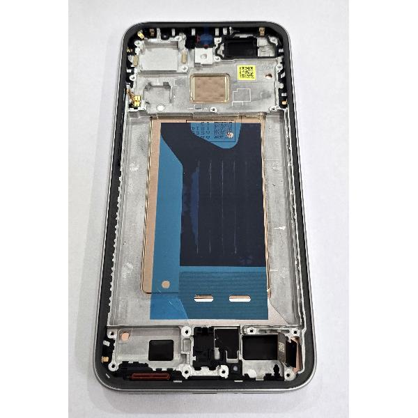 Pantalla para Xiaomi 15T 5G 25069PTEBG mas tactil negro marco plata titanio 5600020O12A00 Service Pack