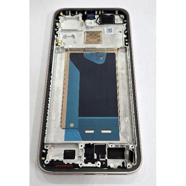 Pantalla para Xiaomi 15T 5G 25069PTEBG mas tactil negro con marco dorado 5600030O12A00 Service Pack