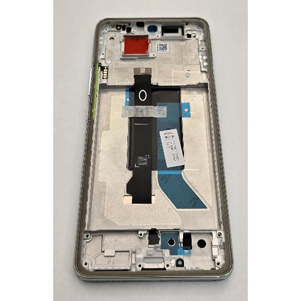 Pantalla para Xiaomi Poco X7 5G 24095PCADG mas tactil negro con marco verde 5600020O16P00 Service Pack
