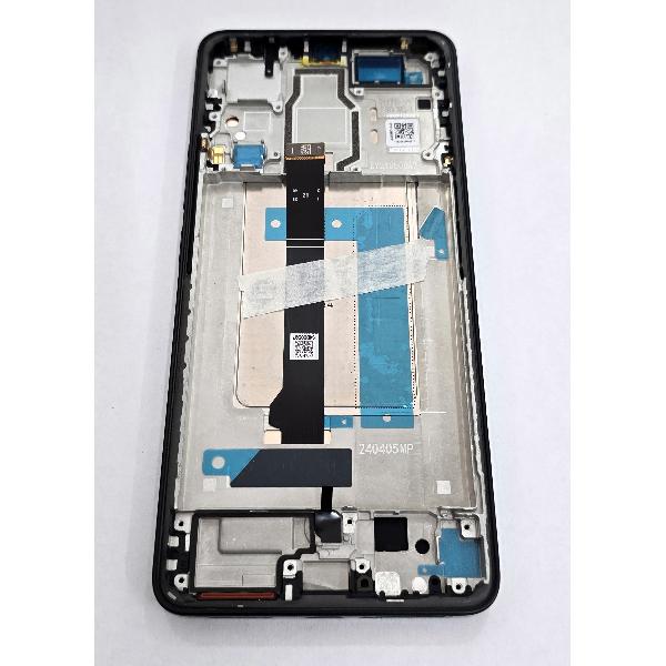 Pantalla para Xiaomi Poco F6 5G 24069PC21G mas tactil negro con marco negro 5600040N16T00 Service Pack