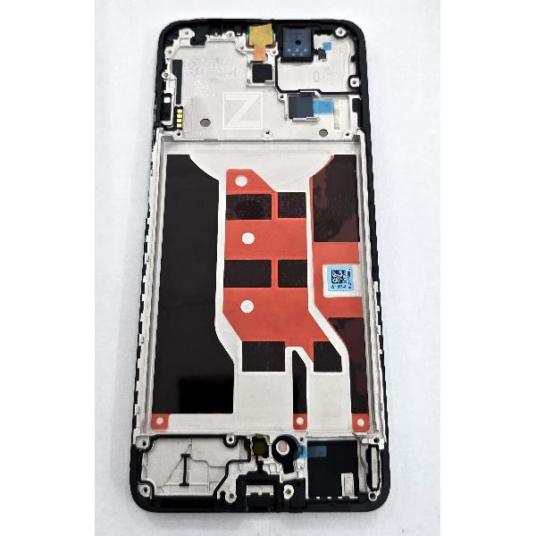 Pantalla para Oppo Reno 12F 5G CPH2637 mas tactil negro con marco negro 621029000258 Service Pack