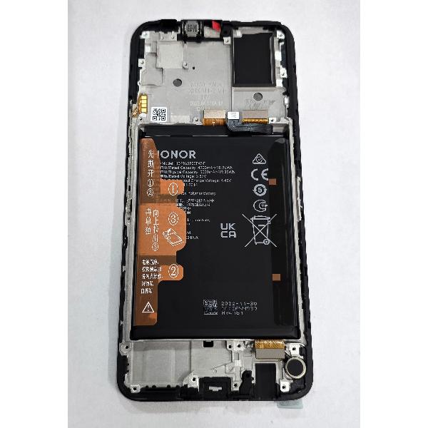 Pantalla para Honor X7 CMA-LX2 mas tactil negro con marco negro y bateria 0235ACBE Service Pack
