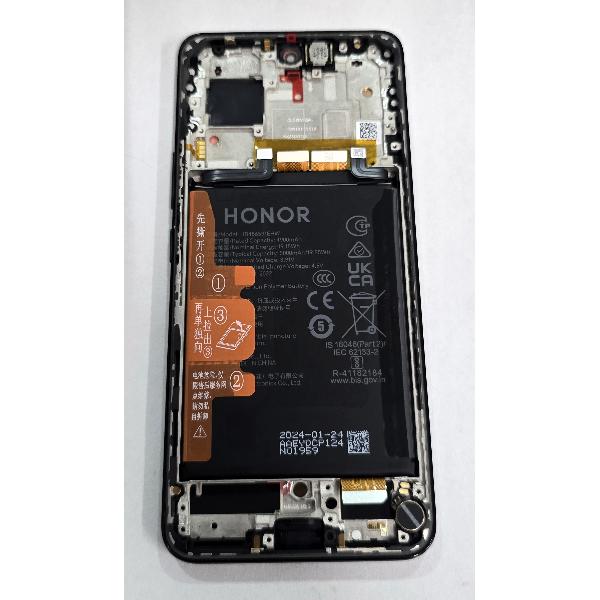 Pantalla para Honor 90 REA-AN00 mas tactil negro con marco negro y bateria 0235AGDN Service Pack