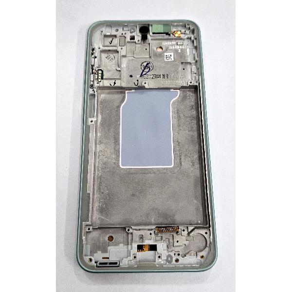 Pantalla para Samsung Galaxy A26 5G A266B mas tactil negro con marco verde GH82-37049C Service Pack