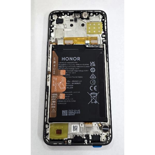 Pantalla para Honor X8 mas tactil negro con marco negro y bateria 0235ACDQ Service Pack
