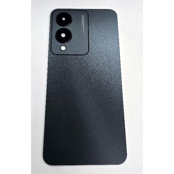 Tapa trasera o tapa bateria negra para Vivo Y17s V2310 con cubierta de camara