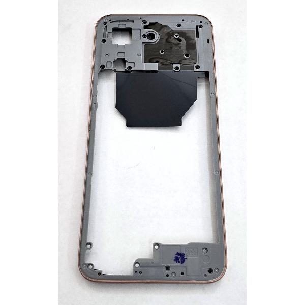 Carcasa o marco central naranja para Xiaomi Redmi 15C