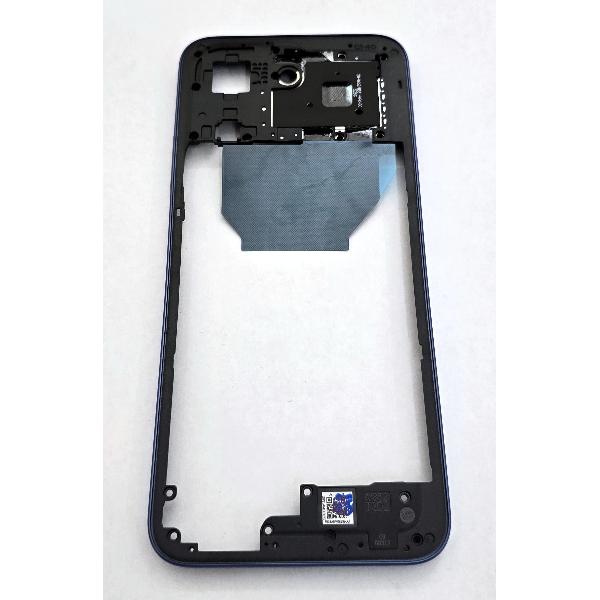 Carcasa o marco central azul para Xiaomi Redmi 15C