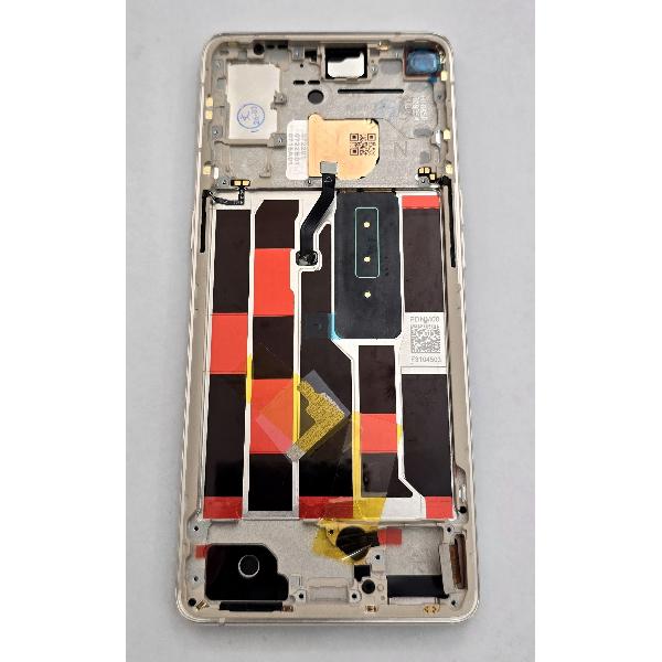 Pantalla para Oppo Reno 4 Pro 5G CPH2089 mas tactil negro con marco dorado compatible TFT