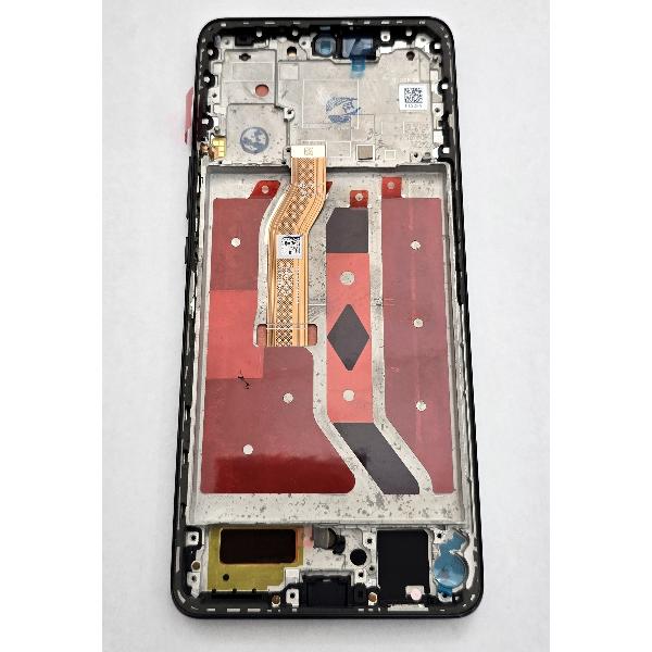 Pantalla para Honor X50 mas tactil negro con marco negro calidad premium