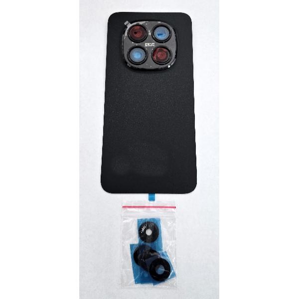 Tapa trasera o tapa bateria negra para Xiaomi Redmi Note 15 Pro 5G con cubierta de camara