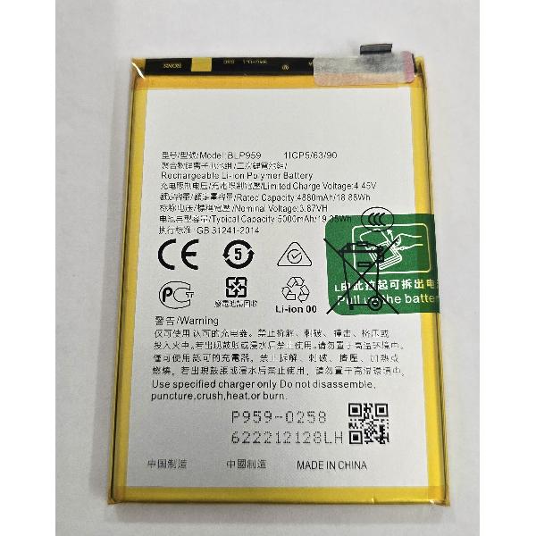 Bateria BLP959 5000mAh para Oppo Reno 10 Oppo Reno 10 5G calidad premium