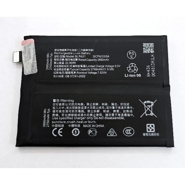Bateria BLPA51 2750mAh para Oppo A79 5G Oppo A2 5G calidad premium
