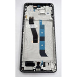 Pantalla para Xiaomi Poco M8 5G 2025 mas tactil negro con marco negro 5600090P17P00 Service Pack