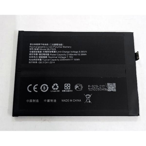 Bateria BLP929 2250x2 mAh para Oppo Reno 8 Pro 5G Oppo Reno 8 Pro Plus 5G calidad premium