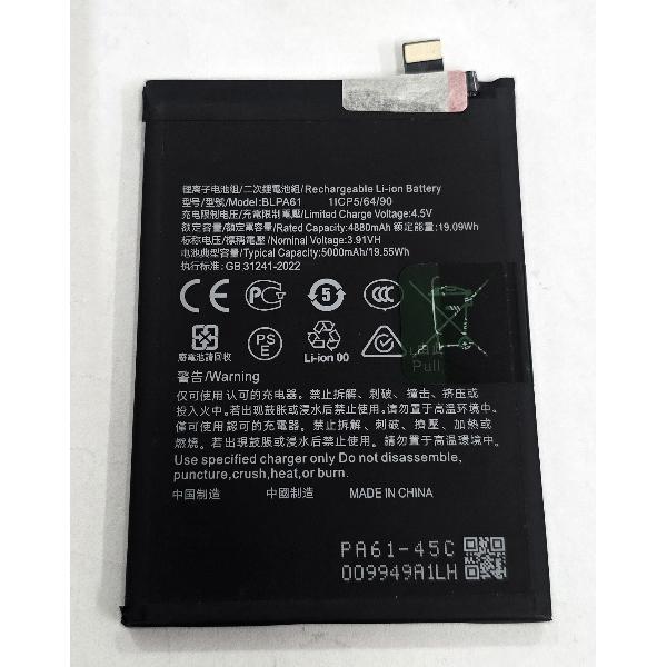 Bateria BLPA61 5000mAh para Oppo Reno 12F 5G F27 Pro Plus 5G Realme 13 Pro 5G 13 Pro Plus 5G calidad premium