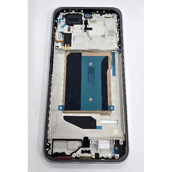 Carcasa o marco central azul para Xiaomi Poco M8 Pro 5G