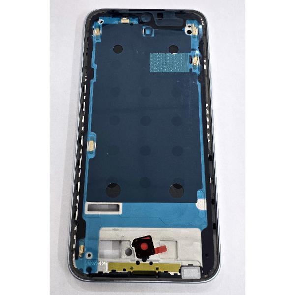 Carcasa o marco central azul para Xiaomi Poco M8 Pro 5G