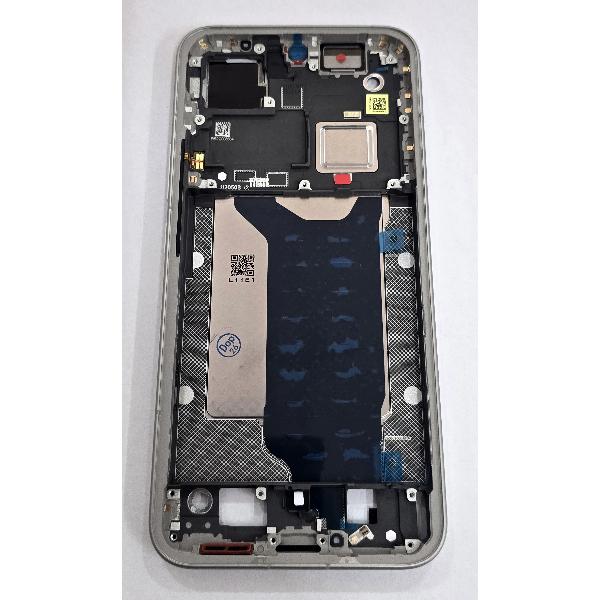 Carcasa o marco central plata para Xiaomi 15T Pro