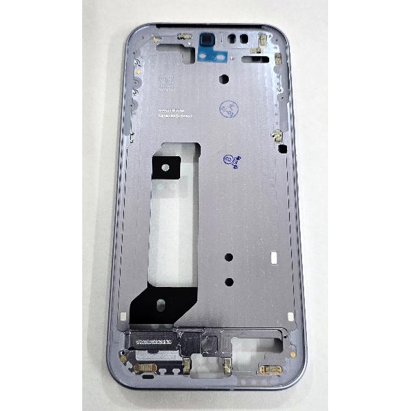 Carcasa o marco central morado para Google Pixel 10