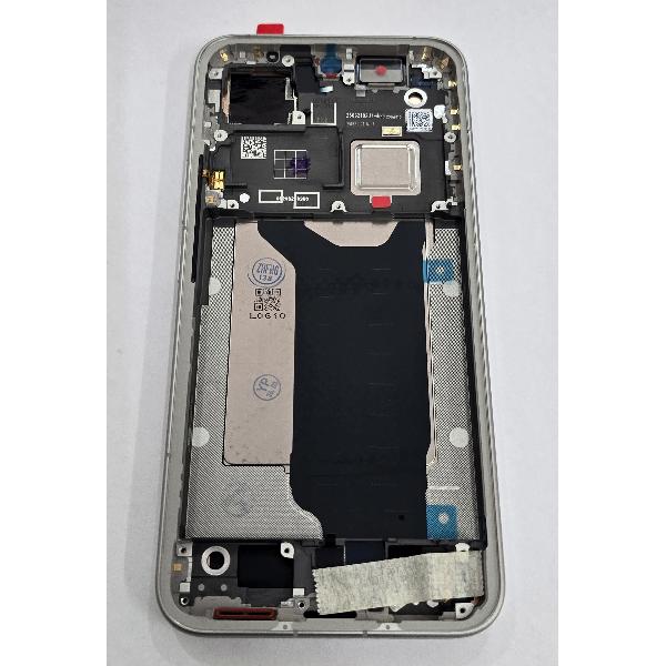 Pantalla para Xiaomi 15T Pro mas tactil negro con marco plata calidad premium