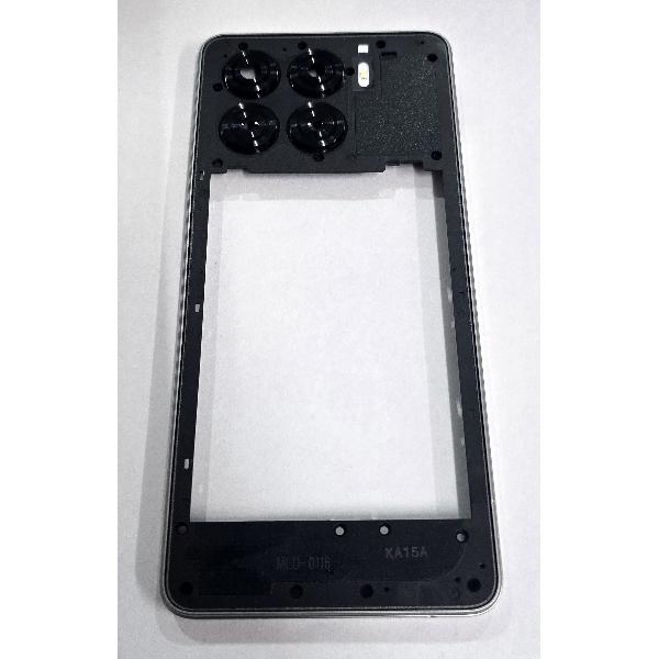 Carcasa o marco central gris para ZTE Blade A56