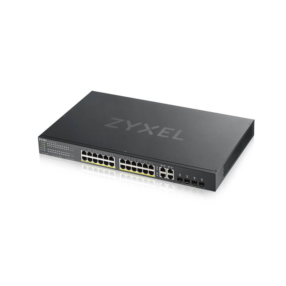 Switch 28 puertos Zyxel gs192024hpv2 - eu0101f 24 puertos gigabit ethernet 4 puertos sfp
