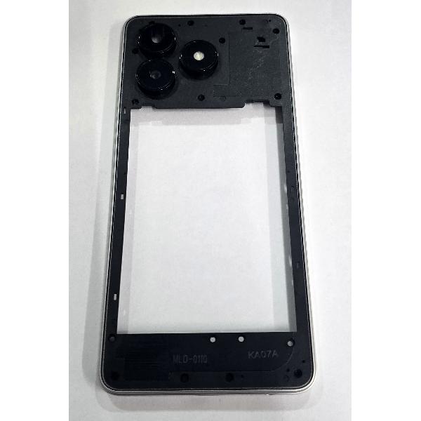 Carcasa o marco central gris para ZTE Blade A36
