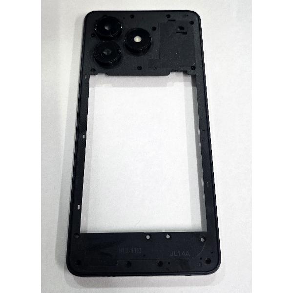 Carcasa o marco central negro para ZTE Blade A36