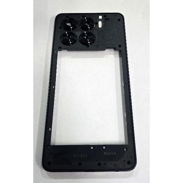 Carcasa o marco central negro para ZTE Blade A56