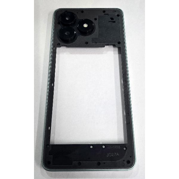 Carcasa o marco central azul para ZTE Blade A36