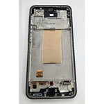 Pantalla para Samsung Galaxy A37 5G SM-A376 mas tactil negro con marco gris GH82-39232A Service Pack
