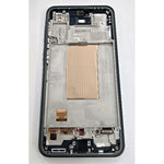 Pantalla para Samsung Galaxy A37 5G SM-A376 mas tactil negro con marco verde oscuro GH82-39232B Service Pack