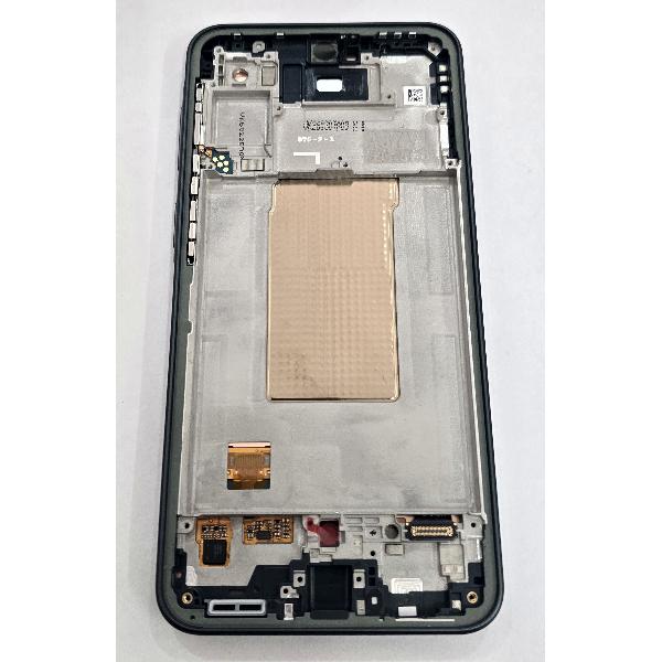 Pantalla para Samsung Galaxy A37 5G SM-A376 mas tactil negro con marco verde oscuro GH82-39232B Service Pack