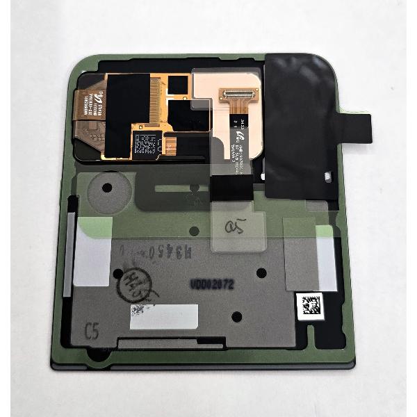 Tapa trasera superior pantalla para Samsung Galaxy Z Flip4 F721B negra GH97-27947A Service Pack