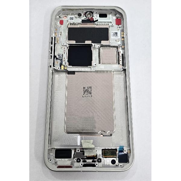Pantalla para Xiaomi 17 Ultra 5G 25128PNA1G mas tactil negro con marco blanco 560022000P100 Service Pack