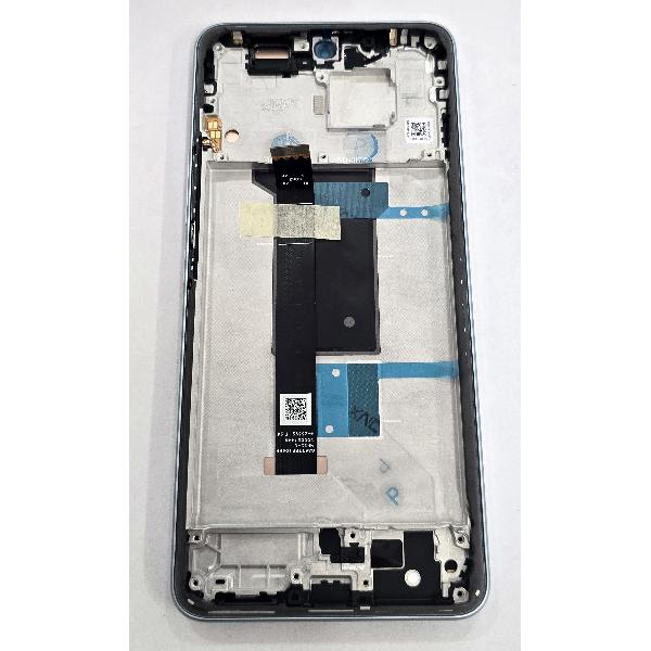 Pantalla para Xiaomi Redmi Note 15 Pro 4G mas tactil negro con marco azul 560001000P600 Service Pack
