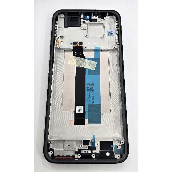 Pantalla para Xiaomi Redmi Note 15 Pro 5G mas tactil negro con marco negro 56001900P1600 Service Pack