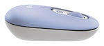 Raton inalambrico logitech pop mouse lila