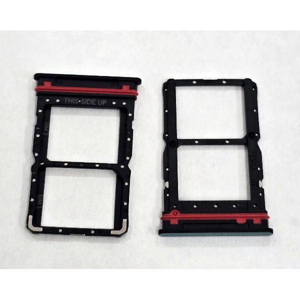 Soporte o bandeja sim cyan para Motorola Moto G67 Power 5G calidad premium