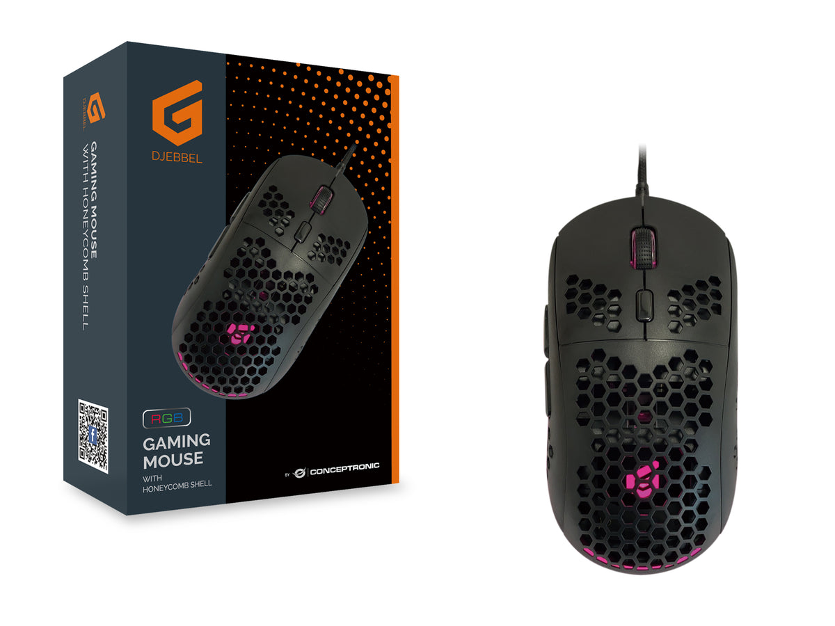 Mouse raton gaming Conceptronic djebbel04b USB - 6400dpi