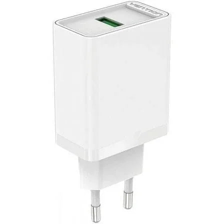 Cargador de Pared Vention FABW0-EU/ 1xUSB/ 18W - PixelPlaza