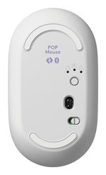 Raton inalambrico logitech pop mouse lila
