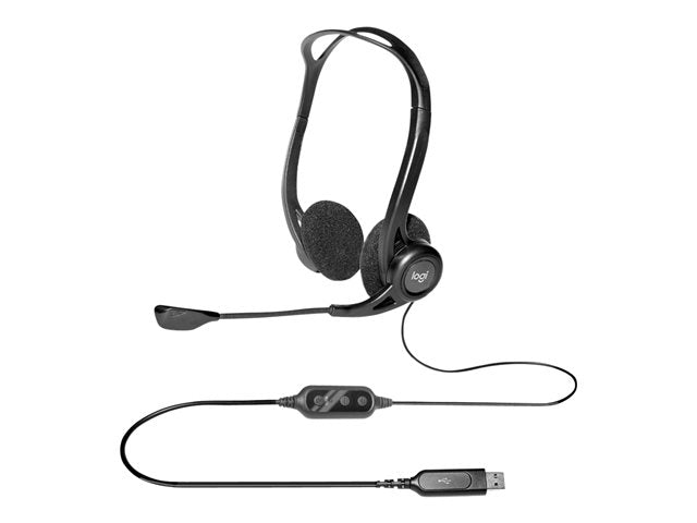 Auriculares con micrófono Logitech pc960 usb
