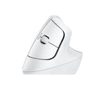 Mouse ratón vertical Logitech lift 6 botones 4000 dpi wireless inalámbrico blanco crudo