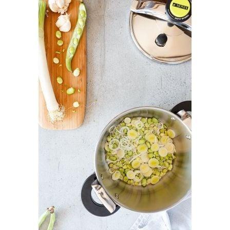 Olla a Presión Monix M530004/ Ø24cm/ 10L/ Acero Inoxidable/ Apta para Inducción - PixelPlaza