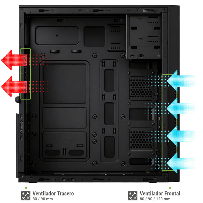 Caja ordenador Coolbox ATX a780 USB - c 3.2 gen1 fte.500w basic500