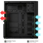 Caja ordenador Coolbox ATX a780 USB - c 3.2 gen1 fte.650w powerline3 efiefciencia 85%