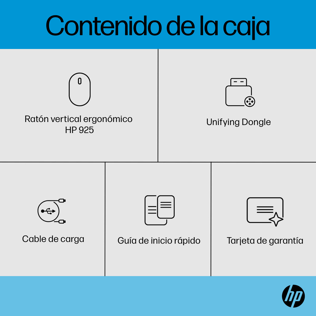 Raton inalambrico hp 925 negro