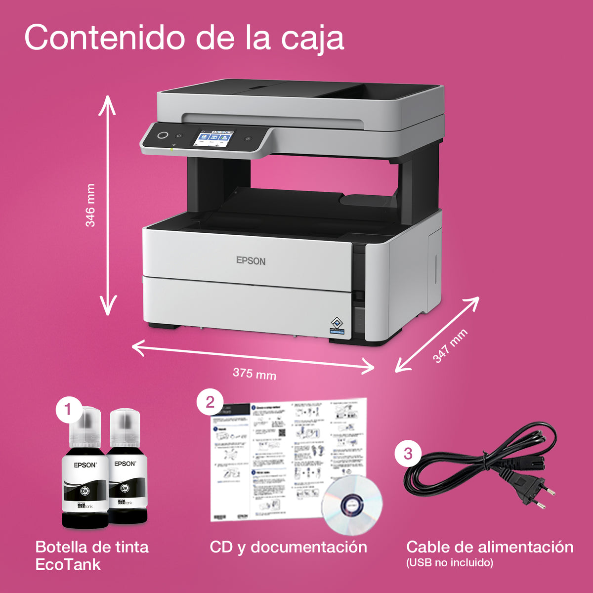 Multifunción Epson ecotank et - m3180 fax a4